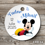 Etichete marturii botez rotunde - Mickey Mouse - ERB-64