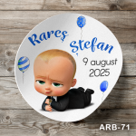 Etichete autocolante rotunde - Baby Boss - ARB-71