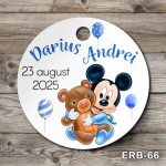 Etichete marturii botez rotunde - Mickey Mouse - ERB-66