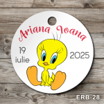 Etichete marturii botez rotunde - Tweety - ERB-28