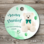 Etichete marturii botez rotunde - Ursulet - ERB-115