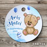 Etichete marturii botez rotunde - Ursulet - ERB-124