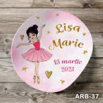 Etichete autocolante rotunde - Balerina - ARB-37