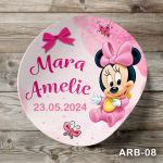 Etichete autocolante rotunde - Minnie Mouse - ARB-08