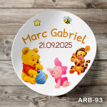 Etichete autocolante rotunde - Winnie the Pooh - ARB-93