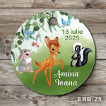 Etichete marturii botez rotunde - Bambi - ERB-25