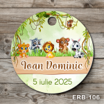 Etichete marturii botez rotunde - Jungla - ERB-106