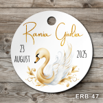 Etichete marturii botez rotunde - Lebada - ERB-47