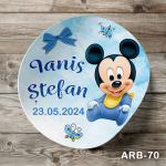 Etichete autocolante rotunde - Mickey Mouse - ARB-70